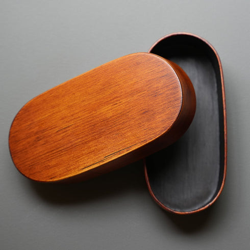 うるし塗りわっぱの弁当箱セット〈ランチベルト+八角箸(無色)付き〉