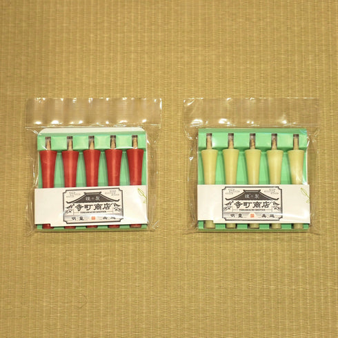 tomoshibi「和ろうそく」(朱・白)