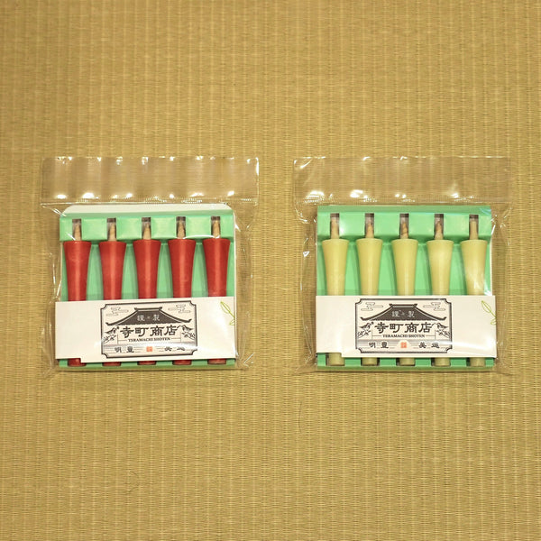 tomoshibi「和ろうそく」(朱・白)