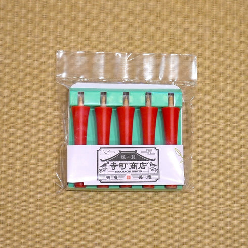 tomoshibi「和ろうそく」(朱・白)